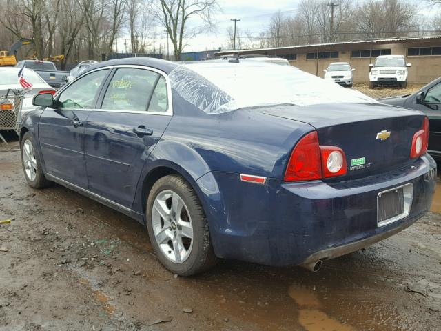 1G1ZC5EB4A4144319 - 2010 CHEVROLET MALIBU 1LT 蓝色 照片 3