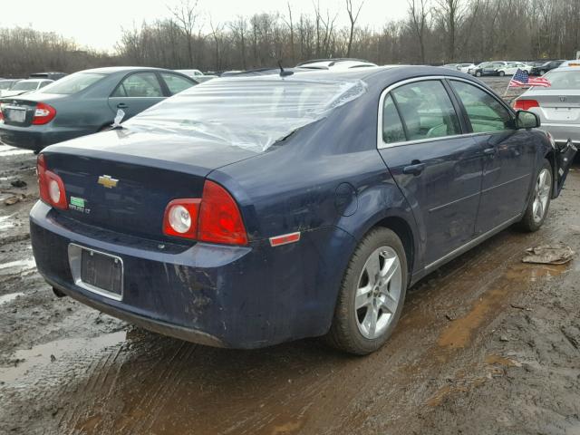 1G1ZC5EB4A4144319 - 2010 CHEVROLET MALIBU 1LT 蓝色 照片 4