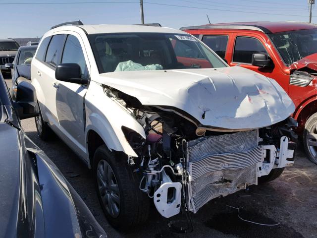 3C4PDCAB5HT691545 - 2017 DODGE JOURNEY SE WHITE photo 1