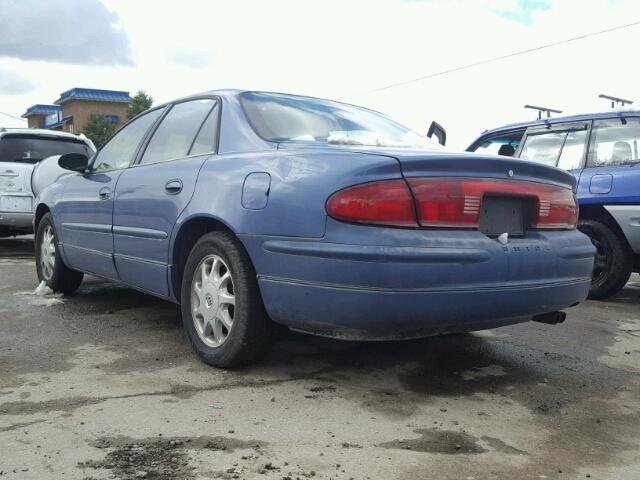 2G4WF5215X1517610 - 1999 BUICK REGAL GS BLUE photo 3