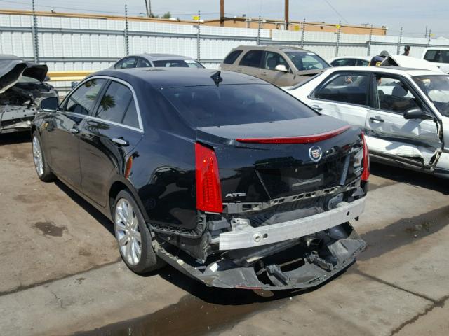 1G6AB5RX0E0123819 - 2014 CADILLAC ATS LUXURY BLACK photo 3