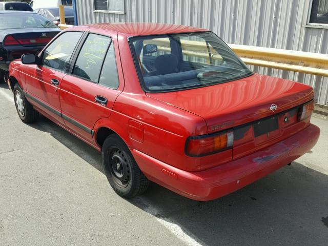 JN1EB31P7RU308210 - 1994 NISSAN SENTRA E RED photo 3