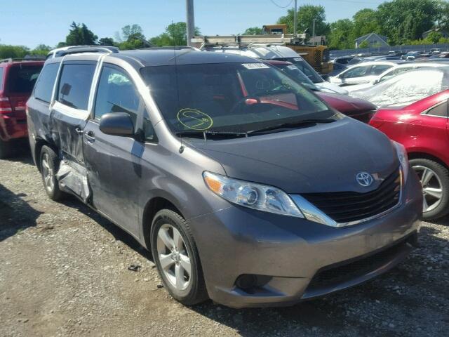 5TDKK3DC5BS119784 - 2011 TOYOTA SIENNA LE CHARCOAL photo 1