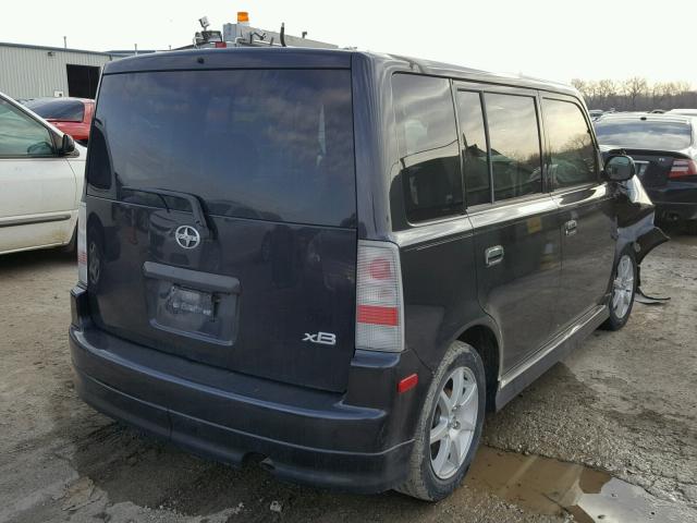 JTLKT324X40154873 - 2004 TOYOTA SCION XB BLACK photo 4