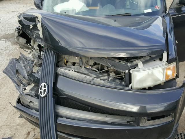 JTLKT324X40154873 - 2004 TOYOTA SCION XB BLACK photo 7