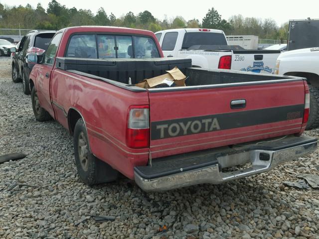 JT4VD10C4P0004914 - 1993 TOYOTA T100 SR5 RED photo 3