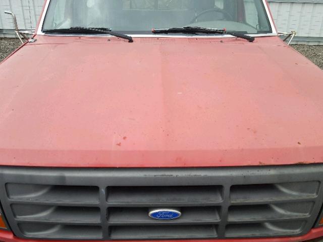 1FDLF47F9SEA13005 - 1995 FORD F SUPER DU RED photo 7