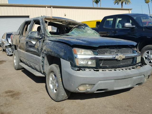 3GNEC13T22G123958 - 2002 CHEVROLET AVALANCHE GREEN photo 1