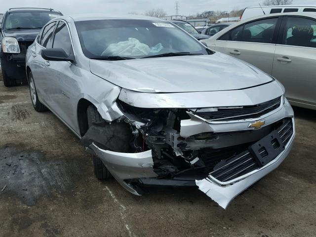 1G1ZB5STXHF265063 - 2017 CHEVROLET MALIBU LS SILVER photo 1