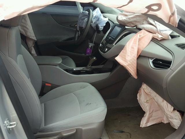 1G1ZB5STXHF265063 - 2017 CHEVROLET MALIBU LS SILVER photo 5