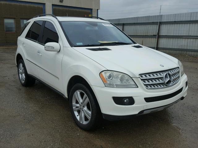 4JGBB86EX7A204485 - 2007 MERCEDES-BENZ ML 350 WHITE photo 1