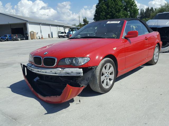 WBABW33495PL38628 - 2005 BMW 325 CI RED photo 2