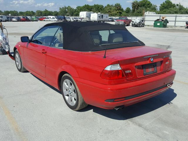 WBABW33495PL38628 - 2005 BMW 325 CI RED photo 3