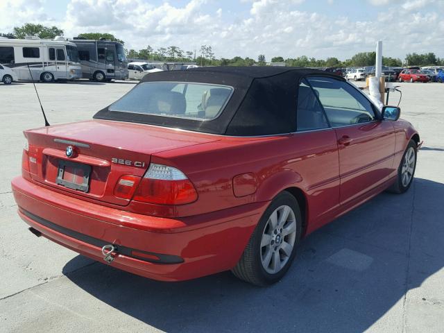 WBABW33495PL38628 - 2005 BMW 325 CI RED photo 4