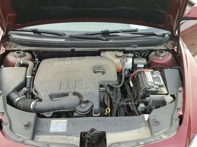 1G1ZE5EB8AF142409 - 2010 CHEVROLET MALIBU LTZ 红色 照片 7