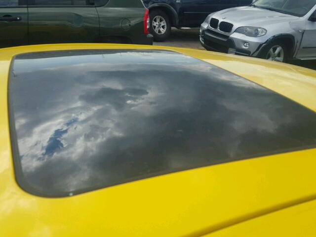 1G1AL12F957633803 - 2005 CHEVROLET COBALT YELLOW photo 9