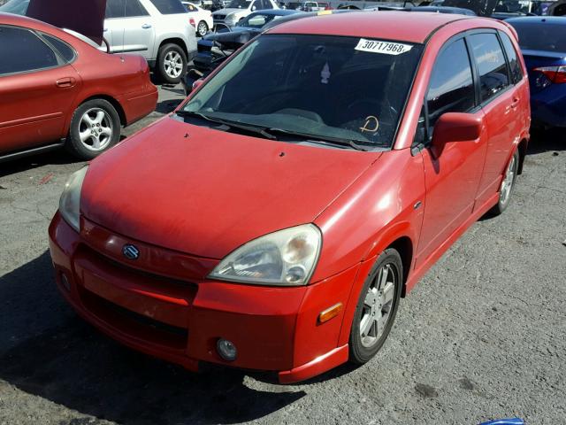 JS2RD41H535200702 - 2003 SUZUKI AERIO SX RED photo 2