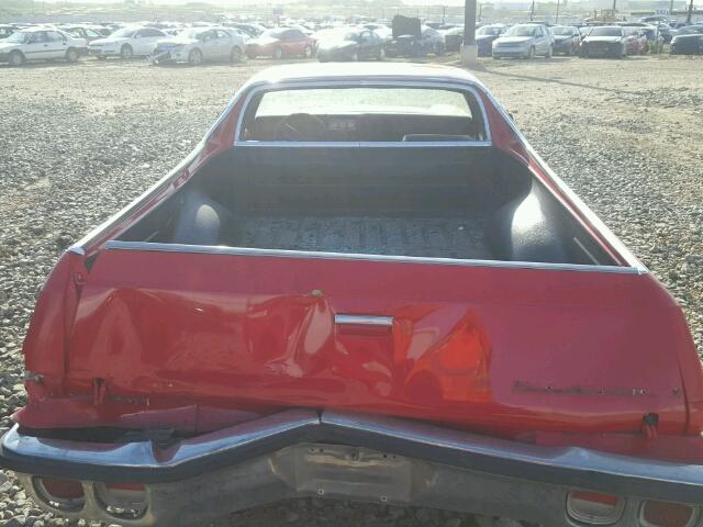 1D80V6Z440367 - 1977 CHEVROLET EL CAMINO RED photo 6