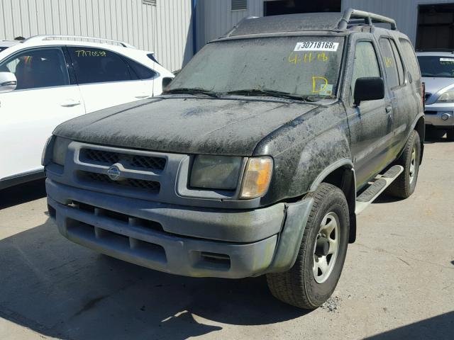 5N1ED28TX1C521856 - 2001 NISSAN XTERRA XE BLACK photo 2