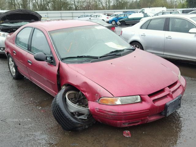 1B3EJ46X8TN248665 - 1996 DODGE STRATUS RED photo 1