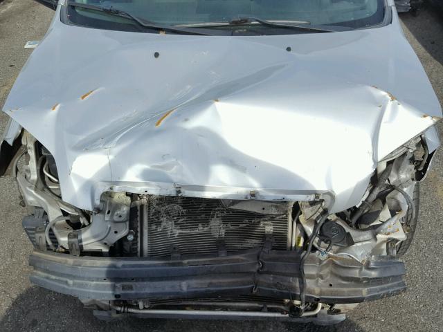 KL1TD5DE1AB126367 - 2010 CHEVROLET AVEO LS SILVER photo 7