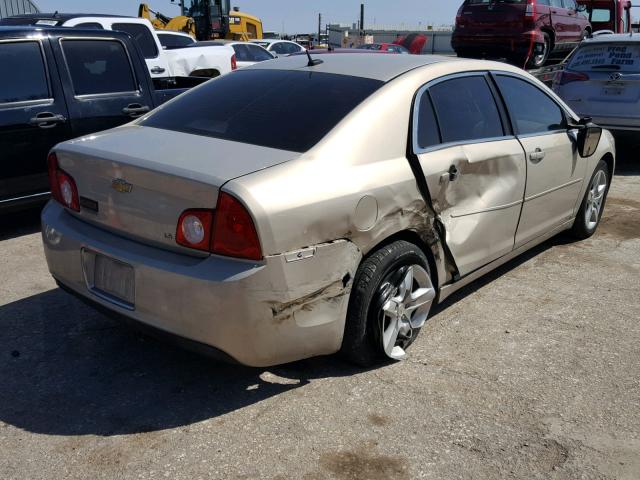 1G1ZG57B09F103848 - 2009 CHEVROLET MALIBU LS თაფლისფერი ფოტო 4