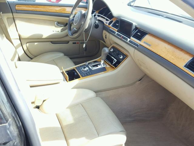 WAUML44E14N019216 - 2004 AUDI A8 L QUATT BLACK photo 5