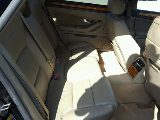 WAUML44E14N019216 - 2004 AUDI A8 L QUATT BLACK photo 6