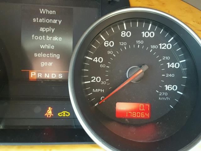 WAUML44E14N019216 - 2004 AUDI A8 L QUATT BLACK photo 8