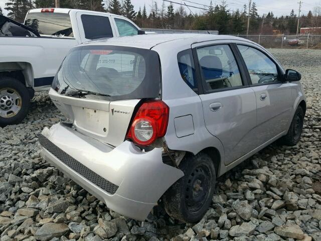 KL2TV65E29B335772 - 2009 PONTIAC G3 WAVE SILVER photo 4