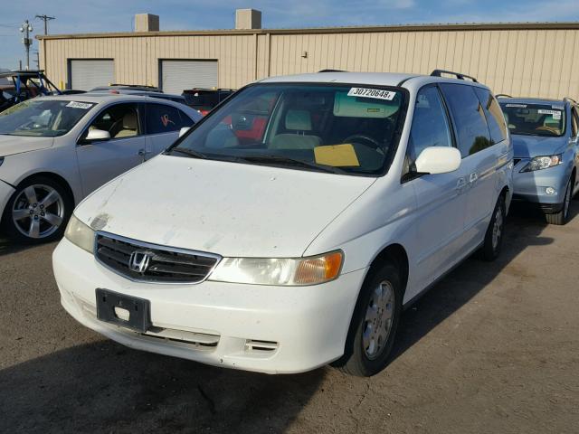 5FNRL18894B134950 - 2004 HONDA ODYSSEY EX WHITE photo 2