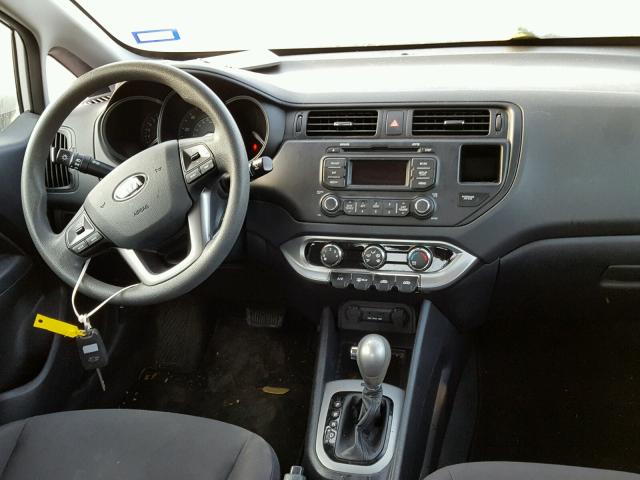 KNADM4A37D6239633 - 2013 KIA RIO LX Մոխրագույն լուսանկար 9