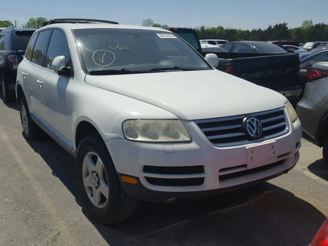 WVGBC77L94D082202 - 2004 VOLKSWAGEN TOUAREG 3. WHITE photo 1