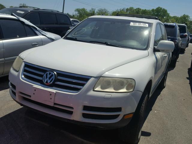 WVGBC77L94D082202 - 2004 VOLKSWAGEN TOUAREG 3. WHITE photo 2