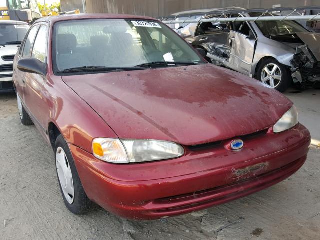 1Y1SK5280YZ419827 - 2000 CHEVROLET GEO PRIZM 红色 照片 1
