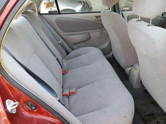 1Y1SK5280YZ419827 - 2000 CHEVROLET GEO PRIZM 红色 照片 6