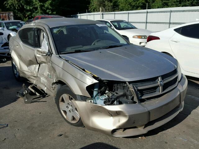 1B3LC46K68N161506 - 2008 DODGE AVENGER SE BEIGE photo 1