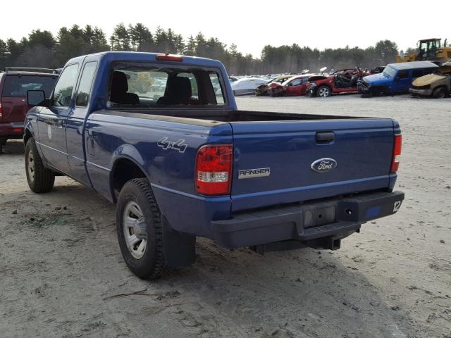 1FTLR1FE5BPA04941 - 2011 FORD RANGER SUP BLUE photo 3