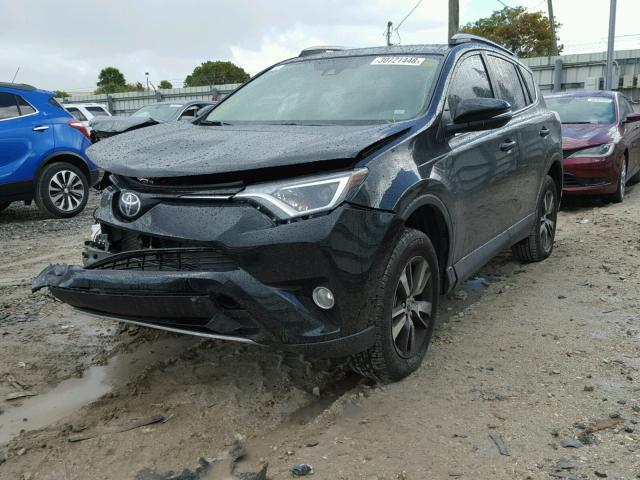 2T3WFREV9JW418958 - 2018 TOYOTA RAV4 ADVEN BLACK photo 2