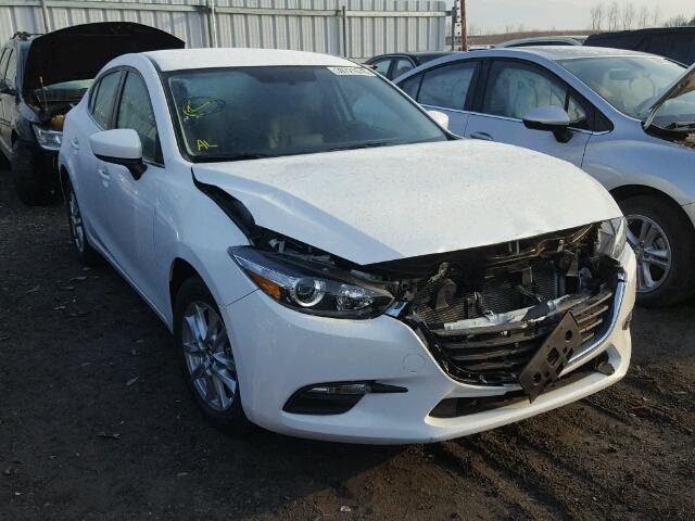 JM1BN1T76H1154114 - 2017 MAZDA 3 SE WHITE photo 1