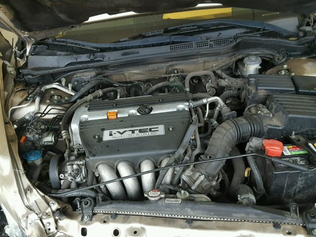 1HGCM561X7A135801 - 2007 HONDA ACCORD VAL TAN photo 7