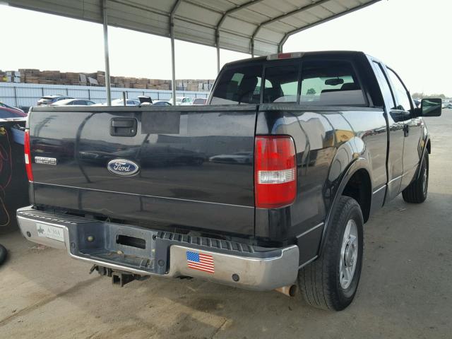 1FTPX12564NC55298 - 2004 FORD F150 BLACK photo 4