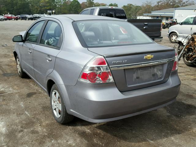 KL1TD5DE0AB128594 - 2010 CHEVROLET AVEO LS GRAY photo 3