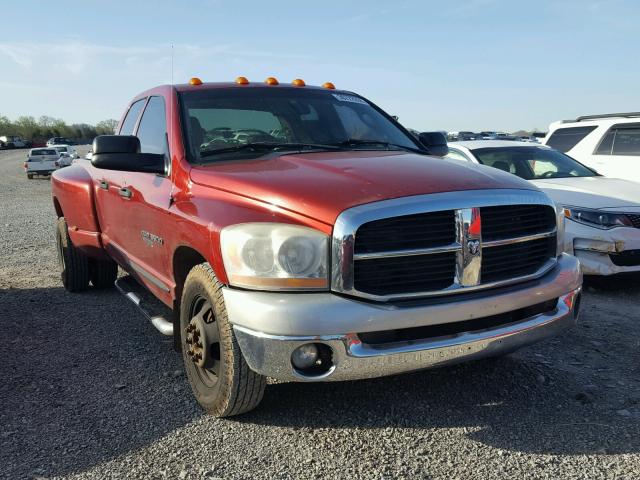 3D7ML48C36G274866 - 2006 DODGE RAM 3500 S RED photo 1