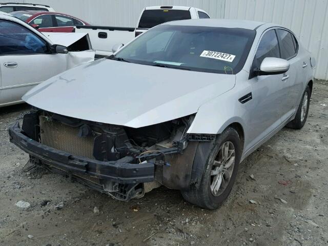 5XXGM4A79CG049514 - 2012 KIA OPTIMA LX SILVER photo 2