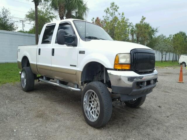 1FTNW21F41ED54546 - 2001 FORD F250 WHITE photo 1