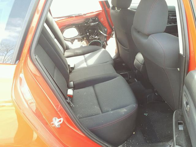 JM1BK34M091198619 - 2009 MAZDA SPEED 3 红色 照片 6