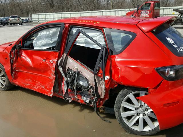 JM1BK34M091198619 - 2009 MAZDA SPEED 3 红色 照片 9