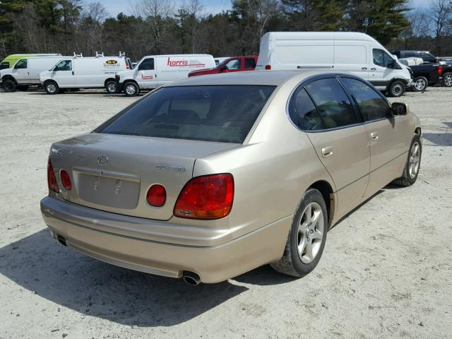 JT8BD69S440200873 - 2004 LEXUS GS 300 BEIGE photo 4