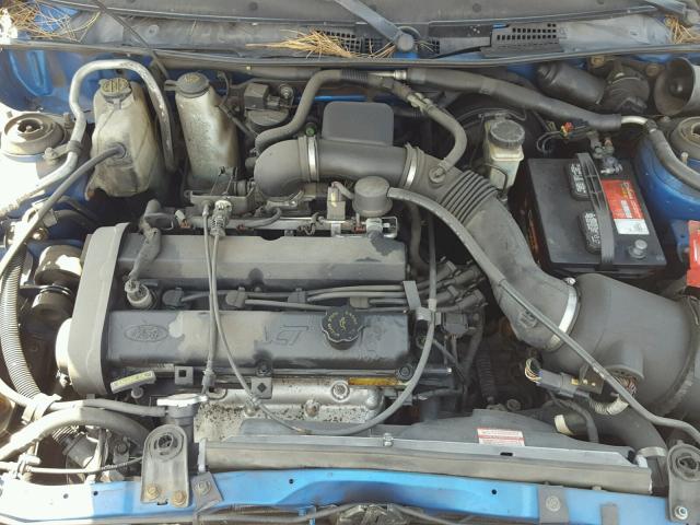 3FAKP1132YR140197 - 2000 FORD ESCORT ZX2 BLUE photo 7